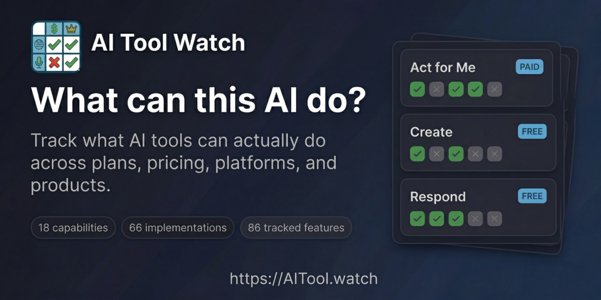 AI Tool Watch